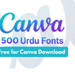 urdu fonts for canva free download