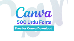 urdu fonts for canva free download