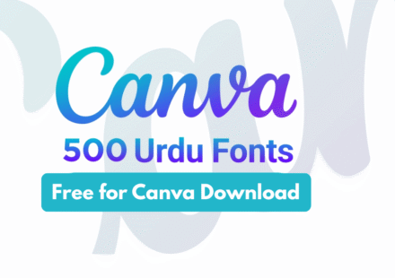 urdu fonts for canva free download