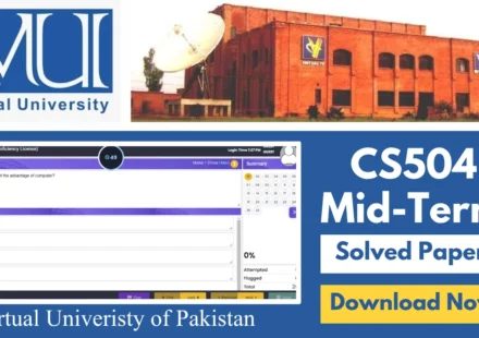 cs504 midterm solved papers